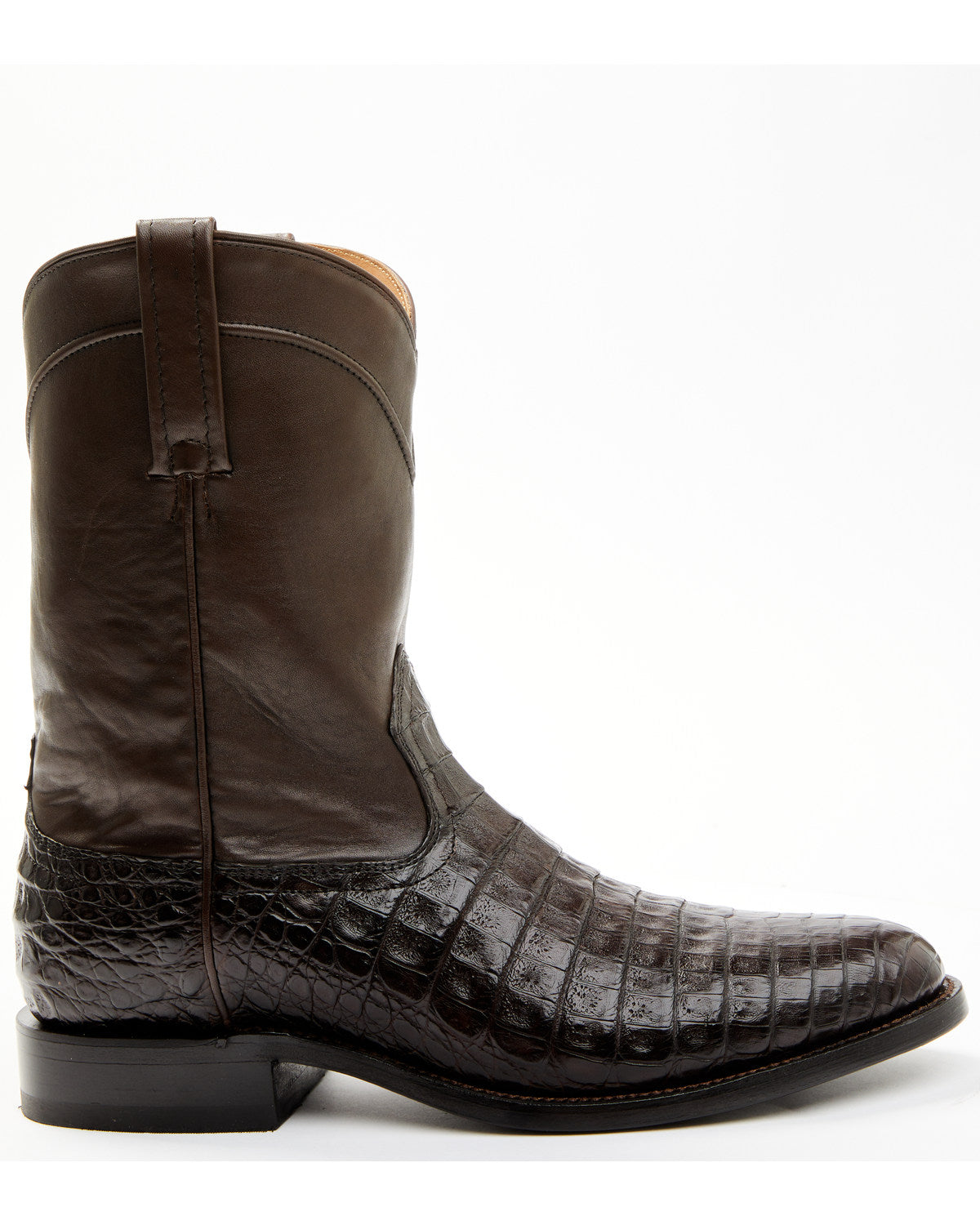 Black 1978® Men's Carmen Exotic Caiman Belly Roper Boots - | Cody James Boots