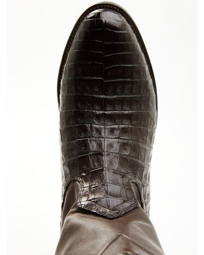 Black 1978® Men's Carmen Exotic Caiman Belly Roper Boots - | Cody James Boots