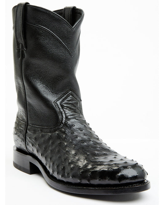Black 1978® Men's Carmen Exotic Full-Quill Ostrich Roper Bo | Cody James Boots