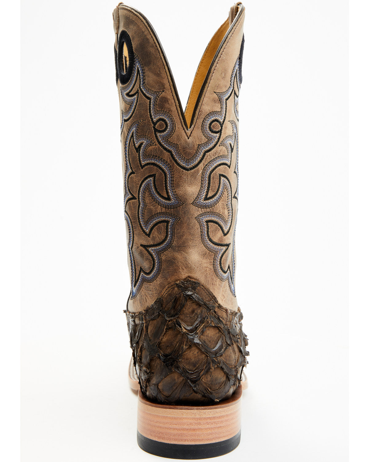Men's Exotic Pirarucu Western Boots - Broad Square Toe | Cody James Boots