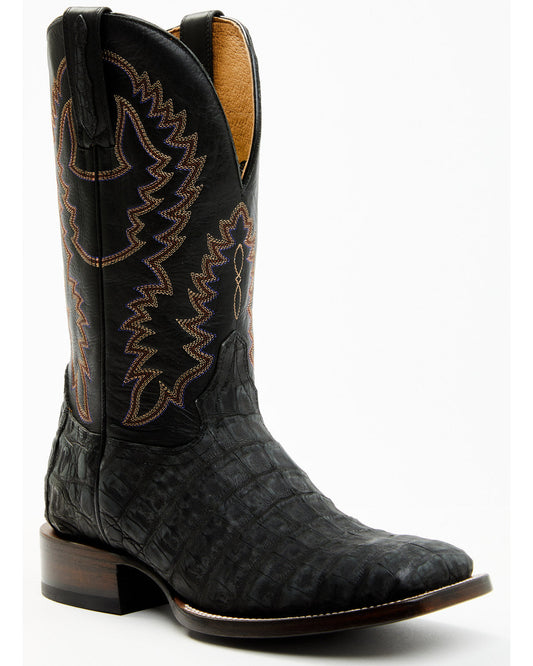 Men's Exotic Caiman Belly Western Boots - Broad Square Toe | Cody James Boots