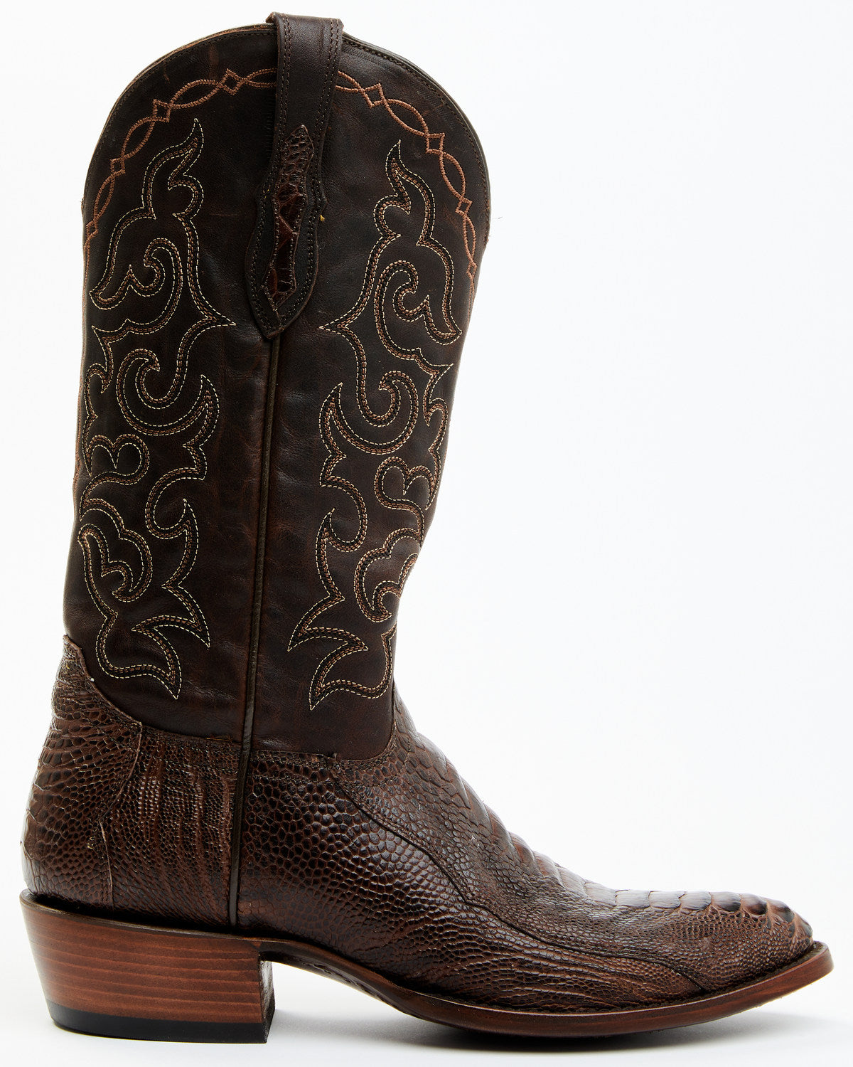 Men's Exotic Ostrich Leg Western Boots - Round Toe | Cody James Boots