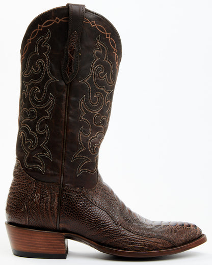 Men's Exotic Ostrich Leg Western Boots - Round Toe | Cody James Boots