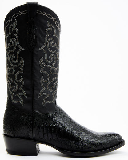 Men's Exotic Ostrich Leg Western Boots - Round Toe | Cody James Boots