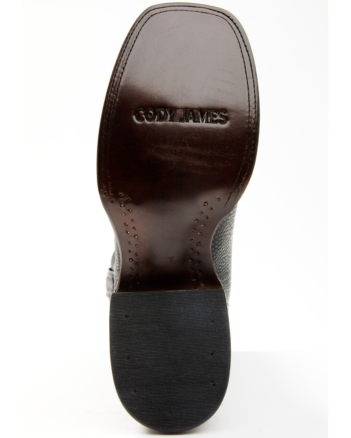Men's Exotic Ostrich Leg Western Boots - Broad Square Toe | Cody James Boots