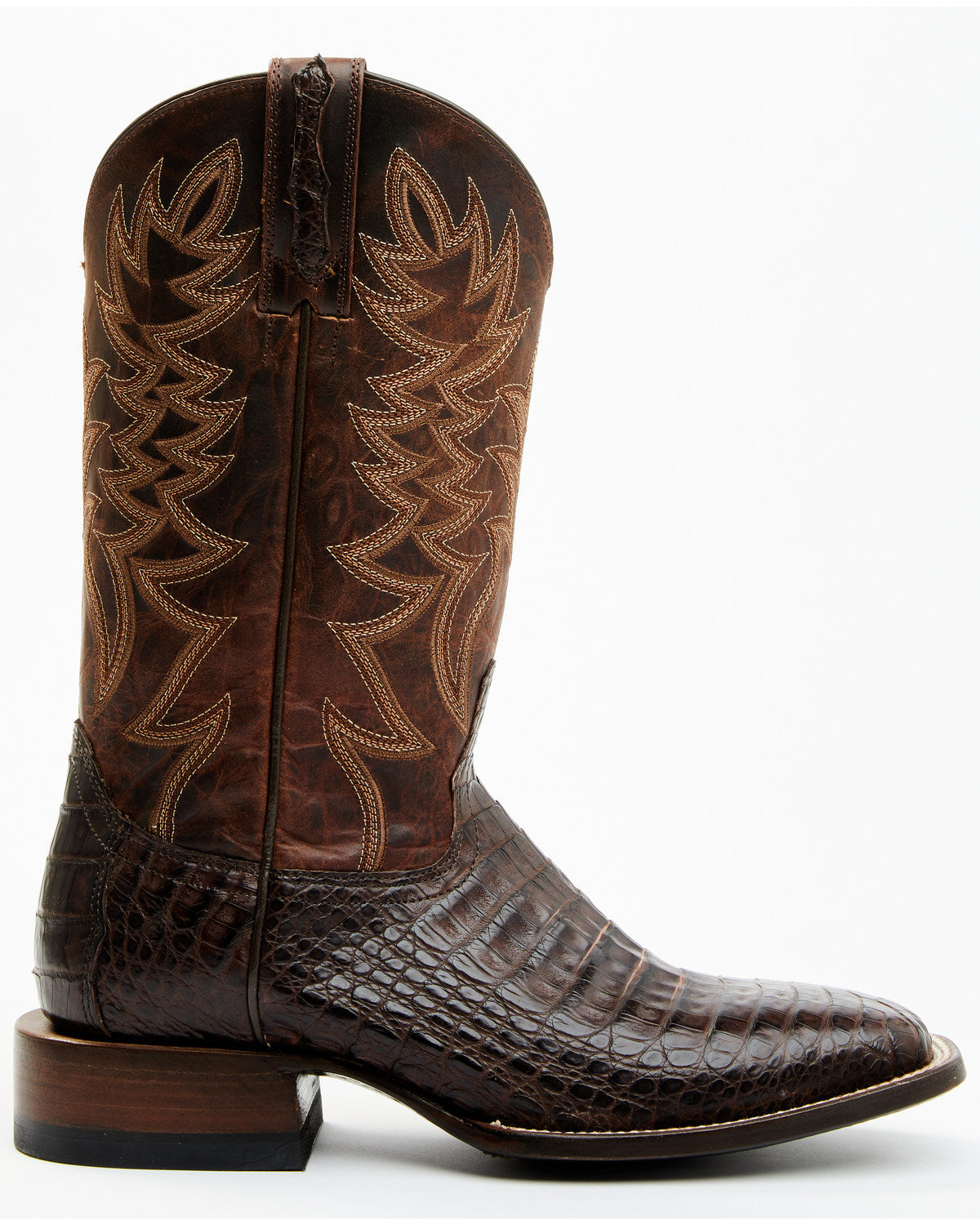 Men's Exotic Caiman Belly Western Boots - Broad Square Toe | Cody James Boots