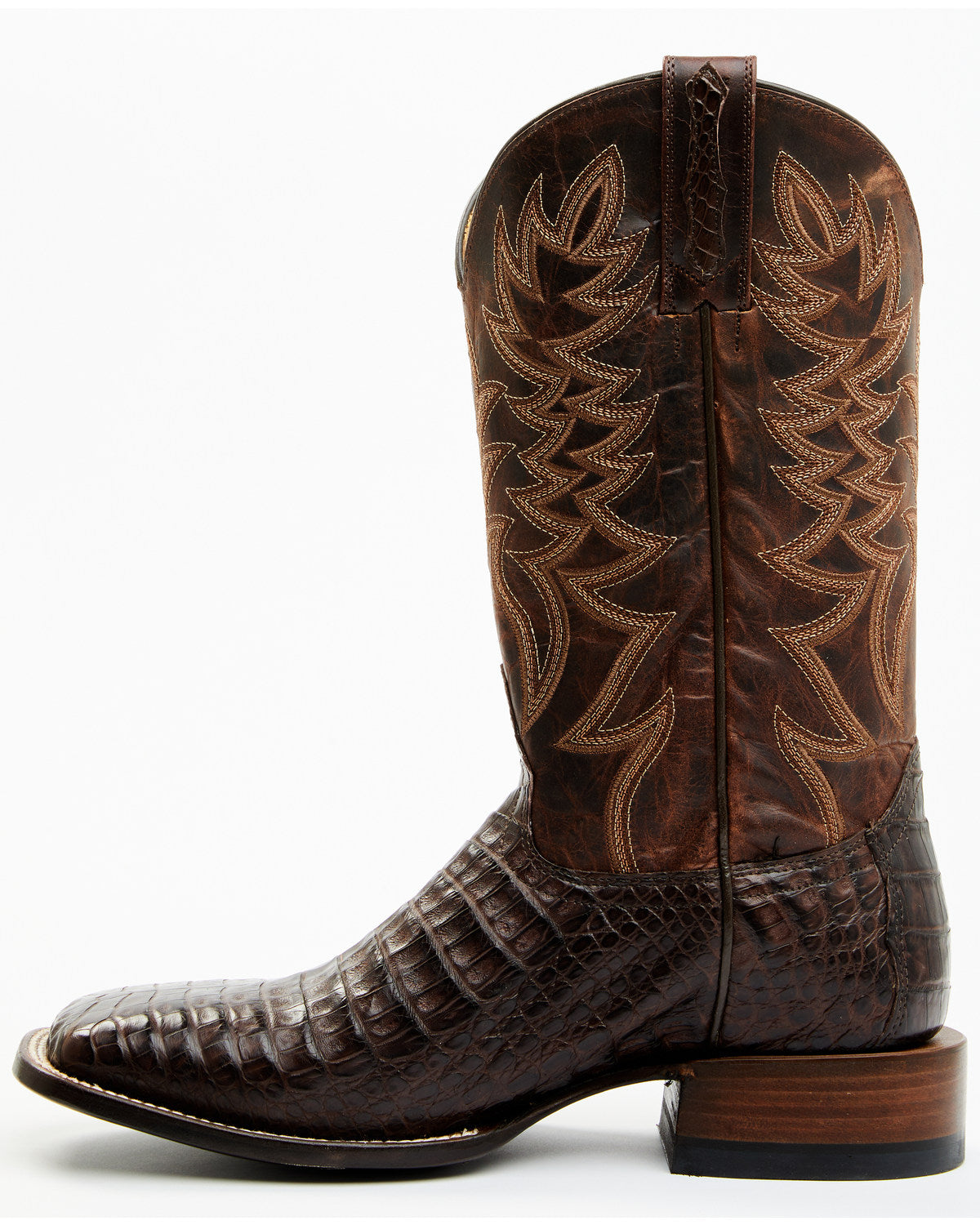 Men's Exotic Caiman Belly Western Boots - Broad Square Toe | Cody James Boots