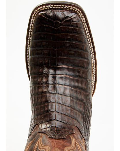 Men's Exotic Caiman Belly Western Boots - Broad Square Toe | Cody James Boots