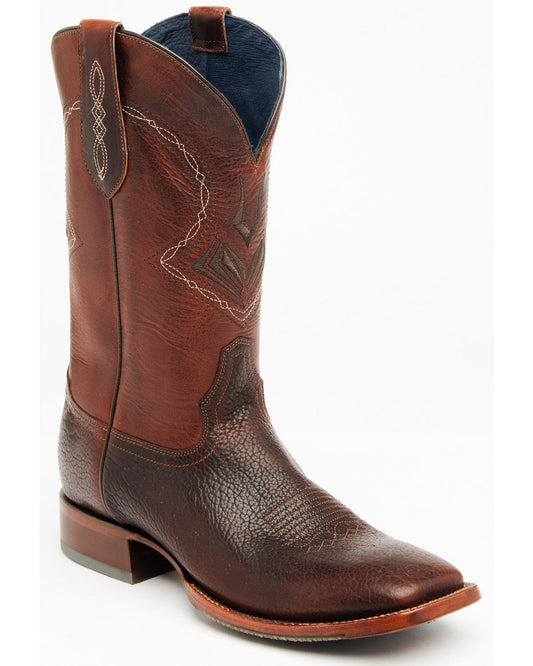 Men's Cognac Honey Western Performance Boots - Broad Square | Cody James Boots