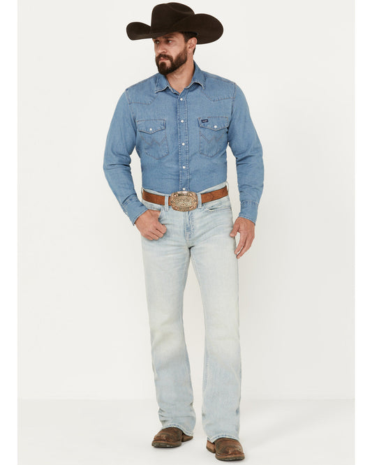 Men's Pioneer Wash Wyatt Slim Bootcut Stretch Denim Jeans | Cody James Clothing