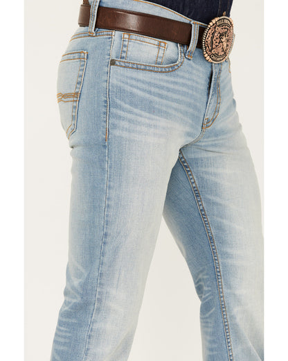 Men's Cowboy Wash Jackson Slim Straight Stretch Denim Jeans | Cody James Clothing
