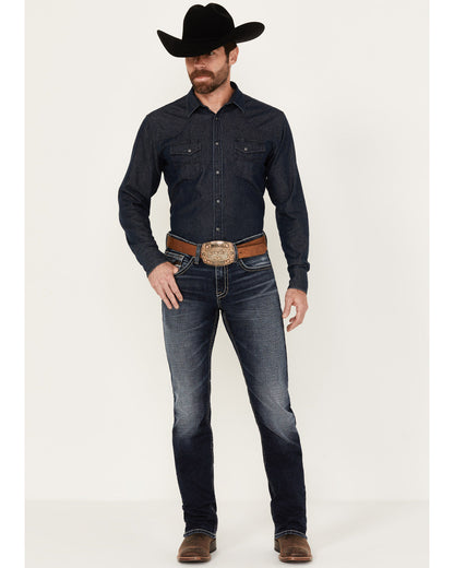 Men's Moonbeam Wash Jackson Slim Straight Stretch Denim Jea | Cody James Clothing