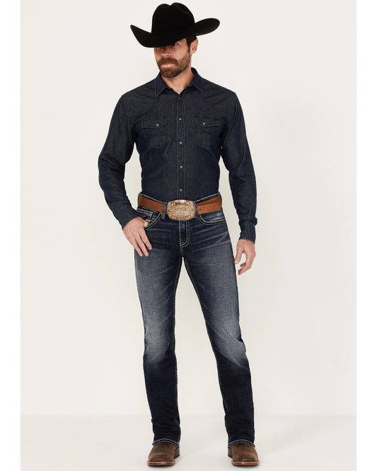Men's Moonbeam Wash Jackson Slim Straight Stretch Denim Jea | Cody James Clothing