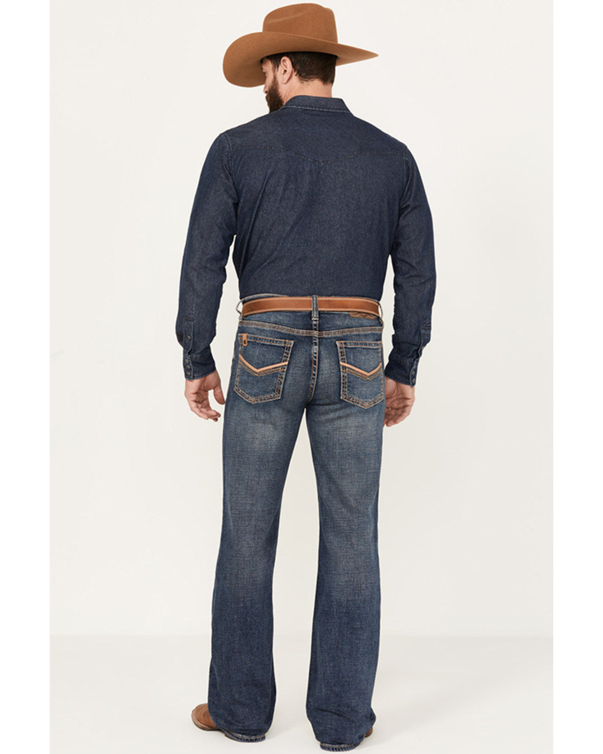 Men's Stonewall Wash Wyatt Slim Bootcut Stretch Denim Jeans | Cody James Clothing