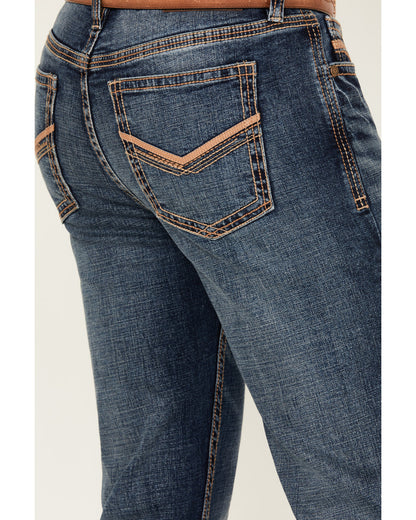Men's Stonewall Wash Wyatt Slim Bootcut Stretch Denim Jeans | Cody James Clothing