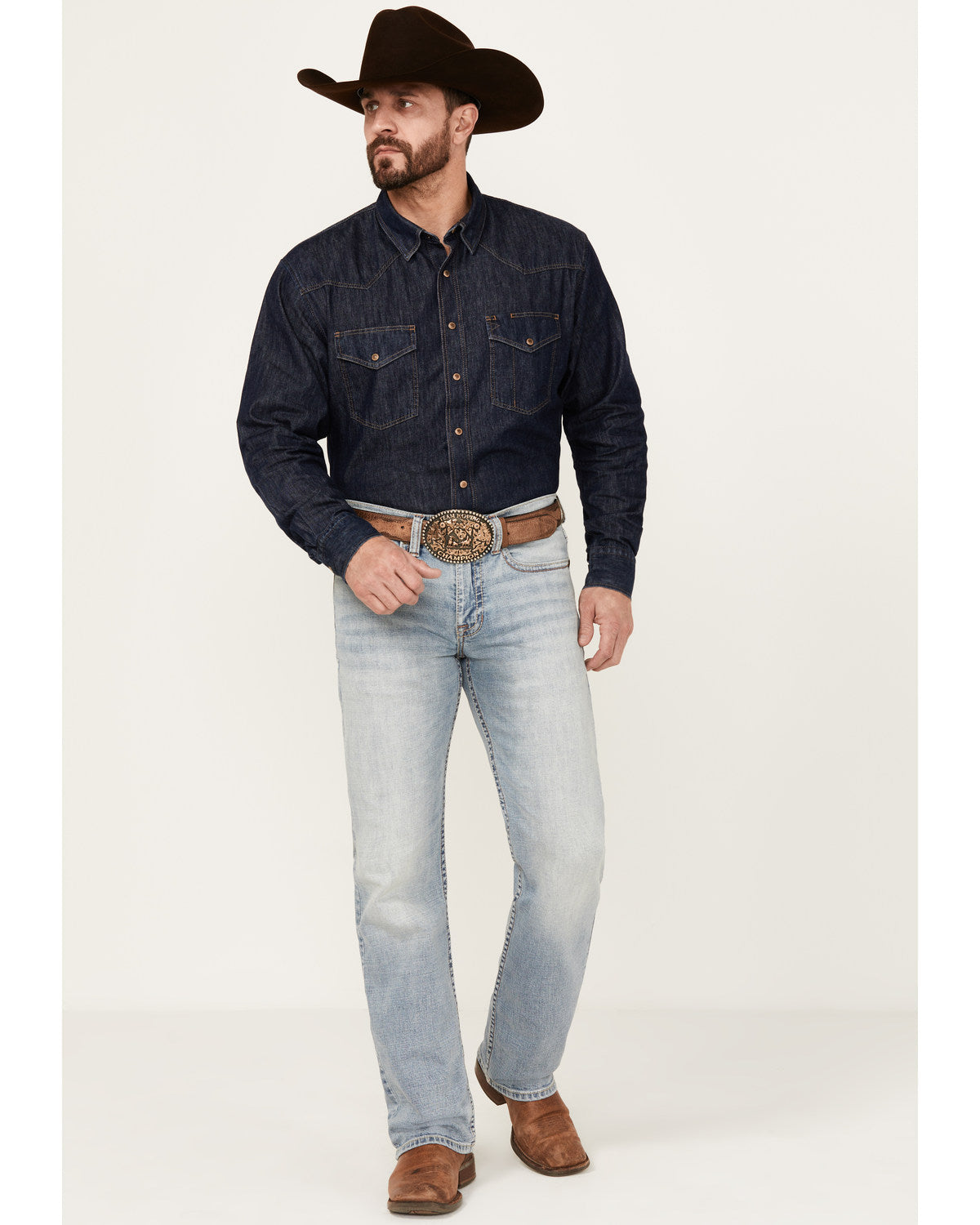 Men's Sawbuck Wash Jackson Slim Straight Stretch Denim Jean | Cody James Clothing