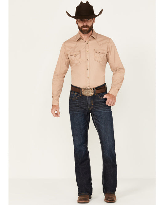 Men's Night Hawk Wash Wyatt Slim Bootcut Stretch Denim Jean | Cody James Clothing