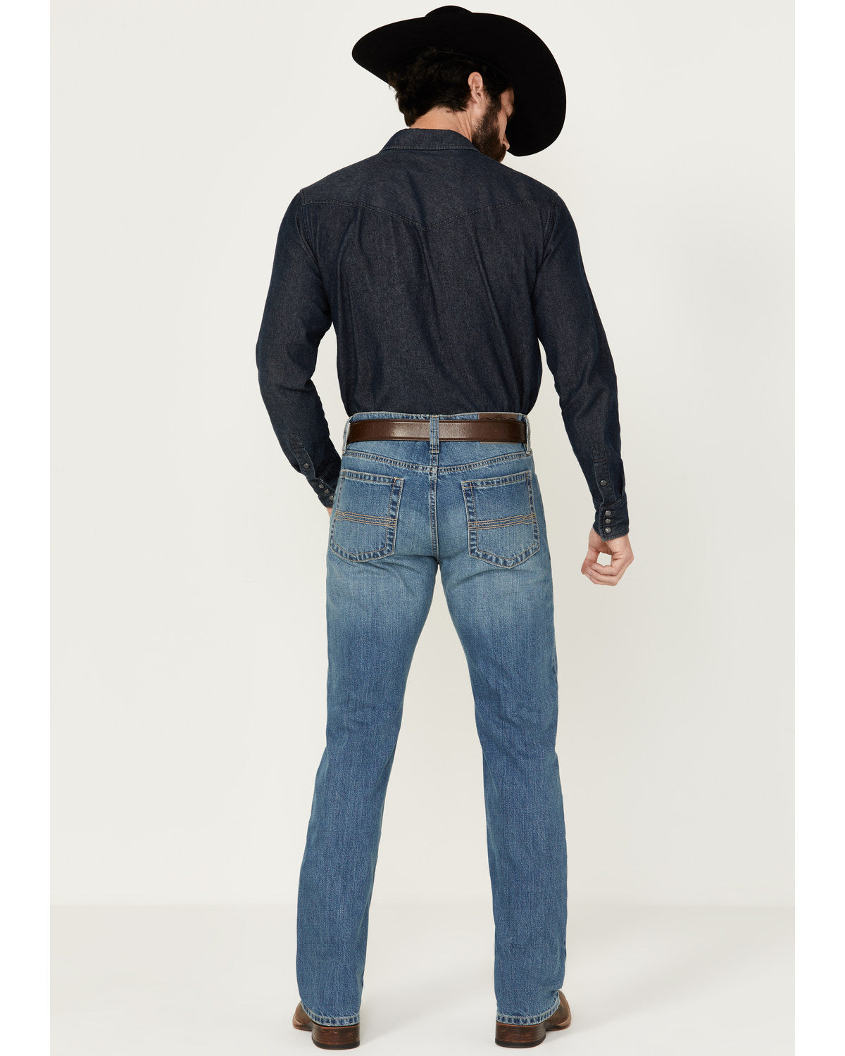 Men's Roughstock Wash Jackson Slim Straight Rigid Denim Jea | Cody James Clothing