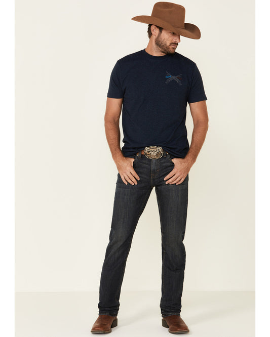 Men's Barn Sour Wash Jackson Slim Straight Stretch Denim Je | Cody James Clothing