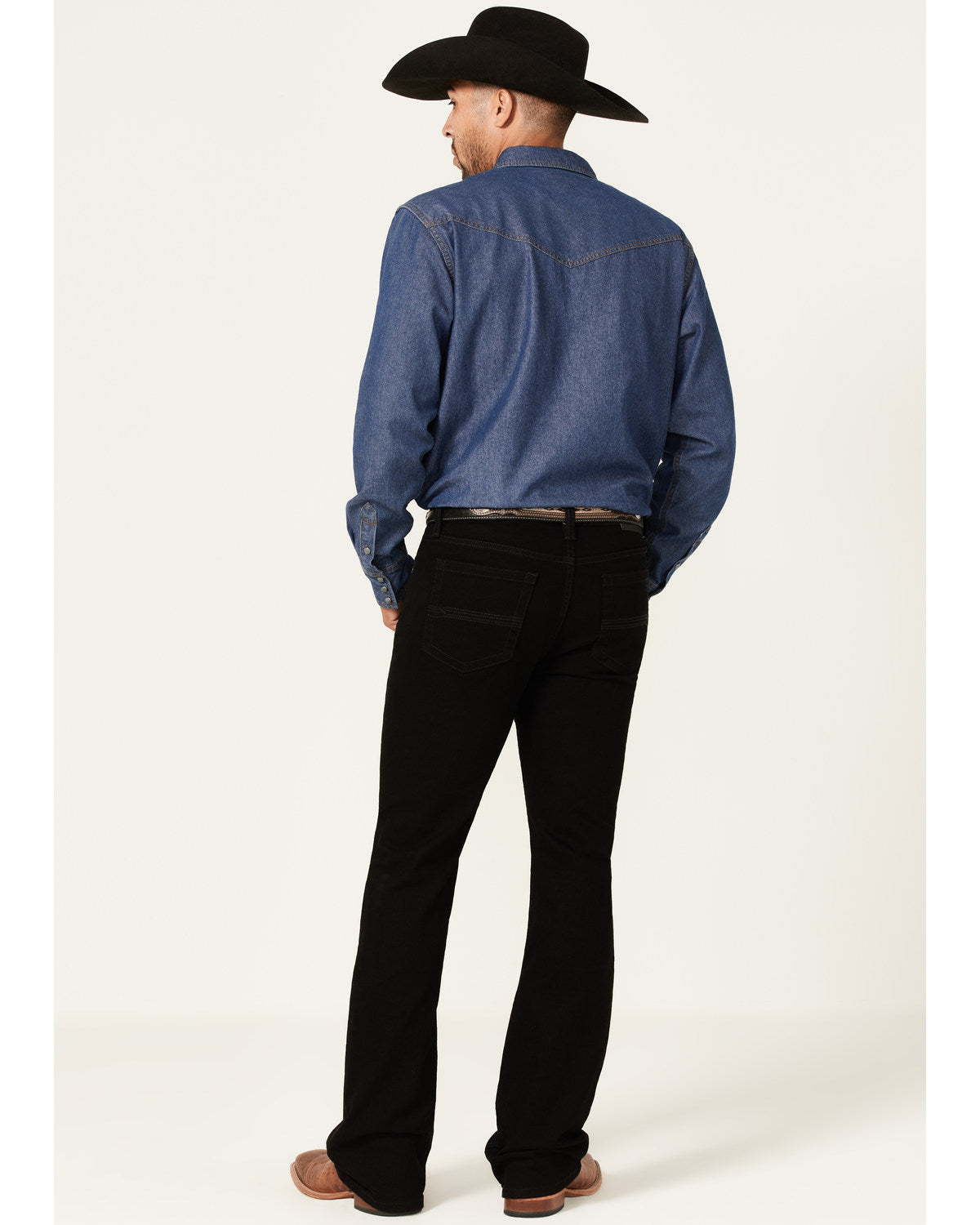 Men's Night Rider Wash Wyatt Slim Bootcut Stretch Denim Jea | Cody James Clothing