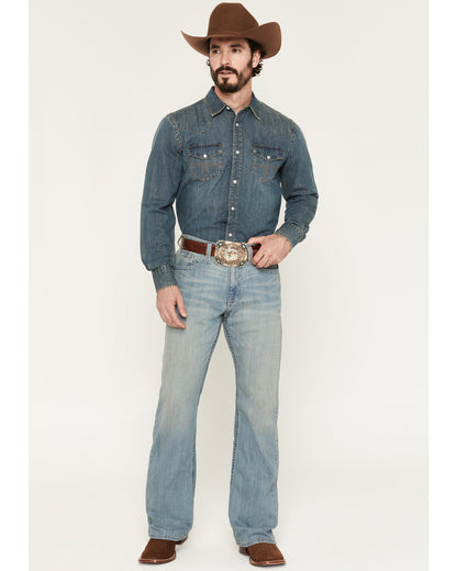 Men's Hamshackle Wash Duke Relaxed Bootcut Stretch Denim Je | Cody James Clothing