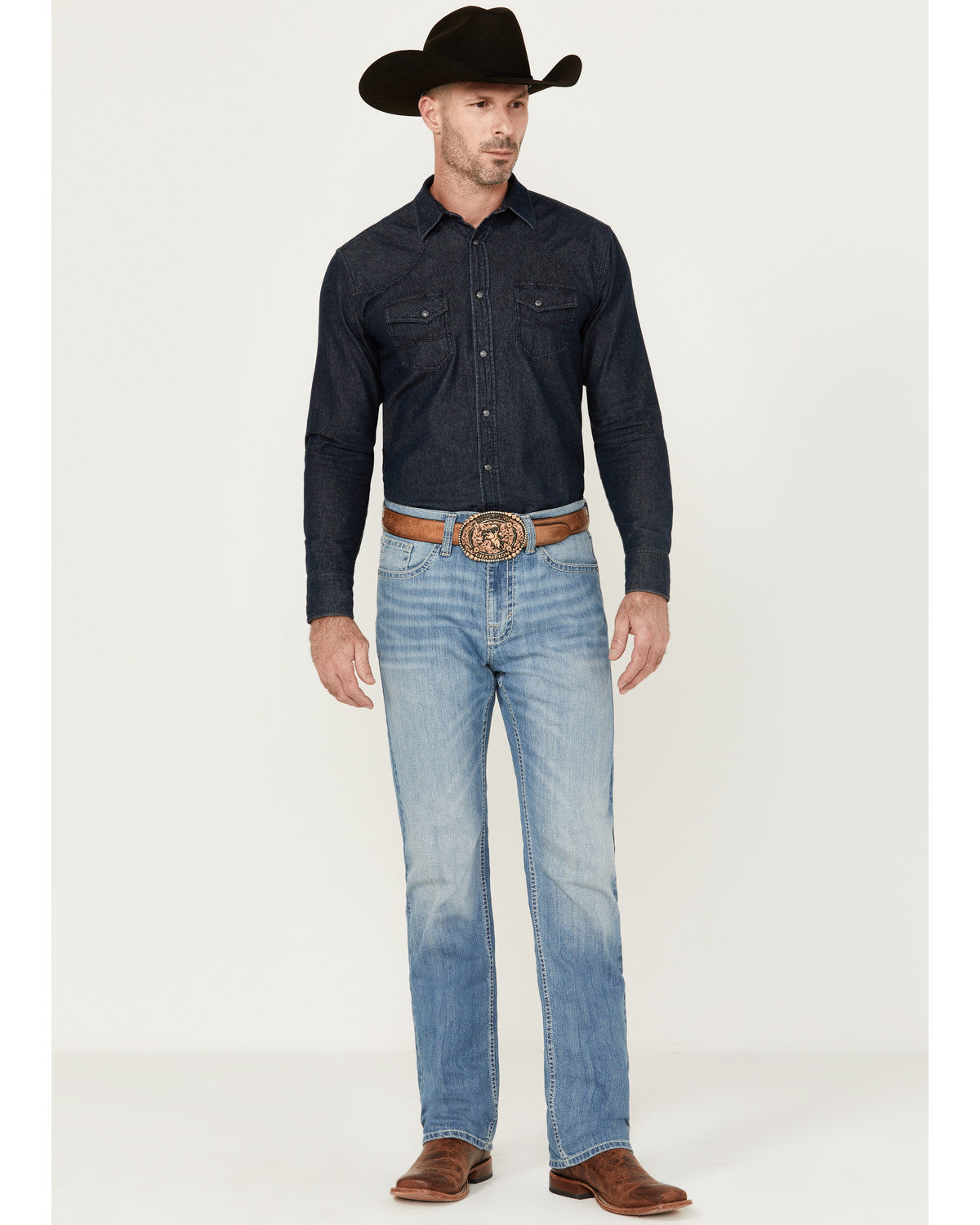Men's Clovehitch Wash Jackson Slim Straight Stretch Denim J | Cody James Clothing