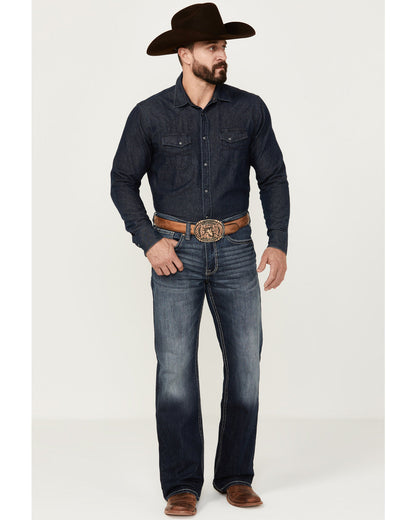 Men's Moonlight Wash Duke Relaxed Bootcut Stretch Denim Jea | Cody James Clothing