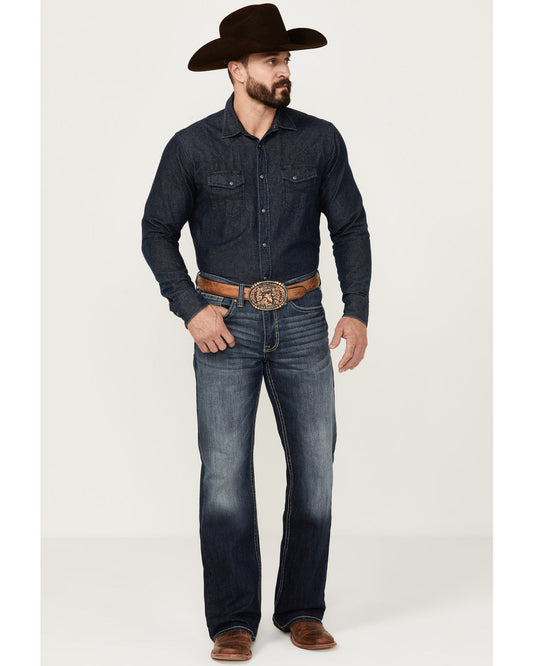 Men's Moonlight Wash Duke Relaxed Bootcut Stretch Denim Jea | Cody James Clothing
