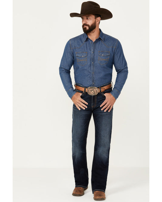 Men's Palomino Wash Duke Relaxed Bootcut Stretch Denim Jean | Cody James Clothing