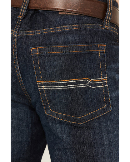Men's Night Hawk Wash Wyatt Slim Bootcut Stretch Denim Jean | Cody James Clothing