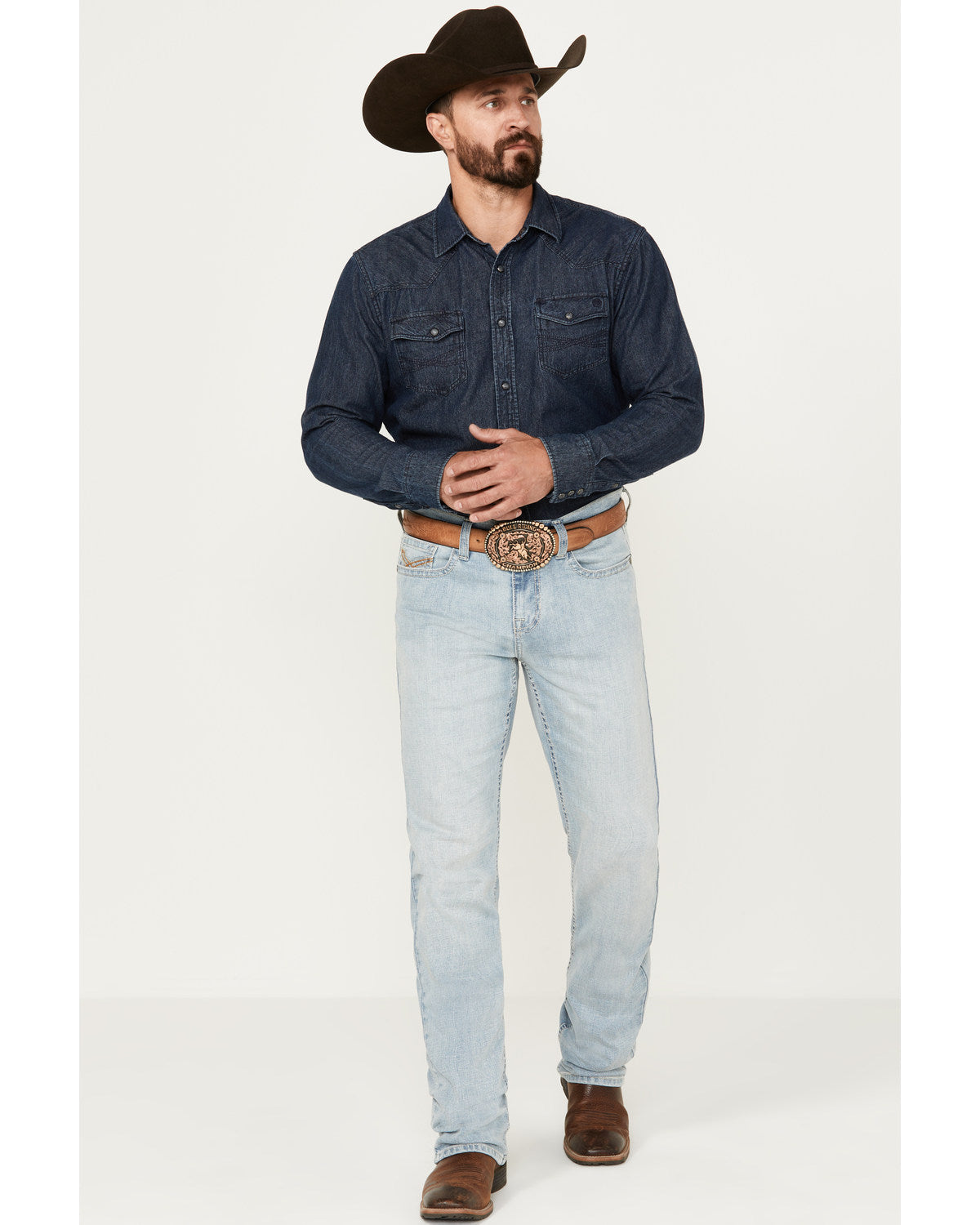 Men's Jamestown Wash Jackson Slim Straight Stretch Denim Je | Cody James Clothing