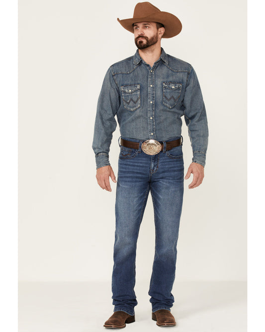 Men's Hazer Wash Jackson Slim Straight Stretch Denim Jeans | Cody James Clothing|Sale