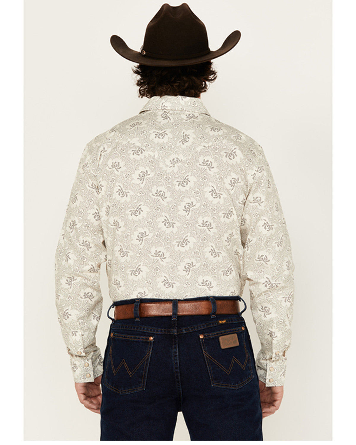 Men's Treven Floral Print Long Sleeve Snap Western Shirt - | Cody James Clothing