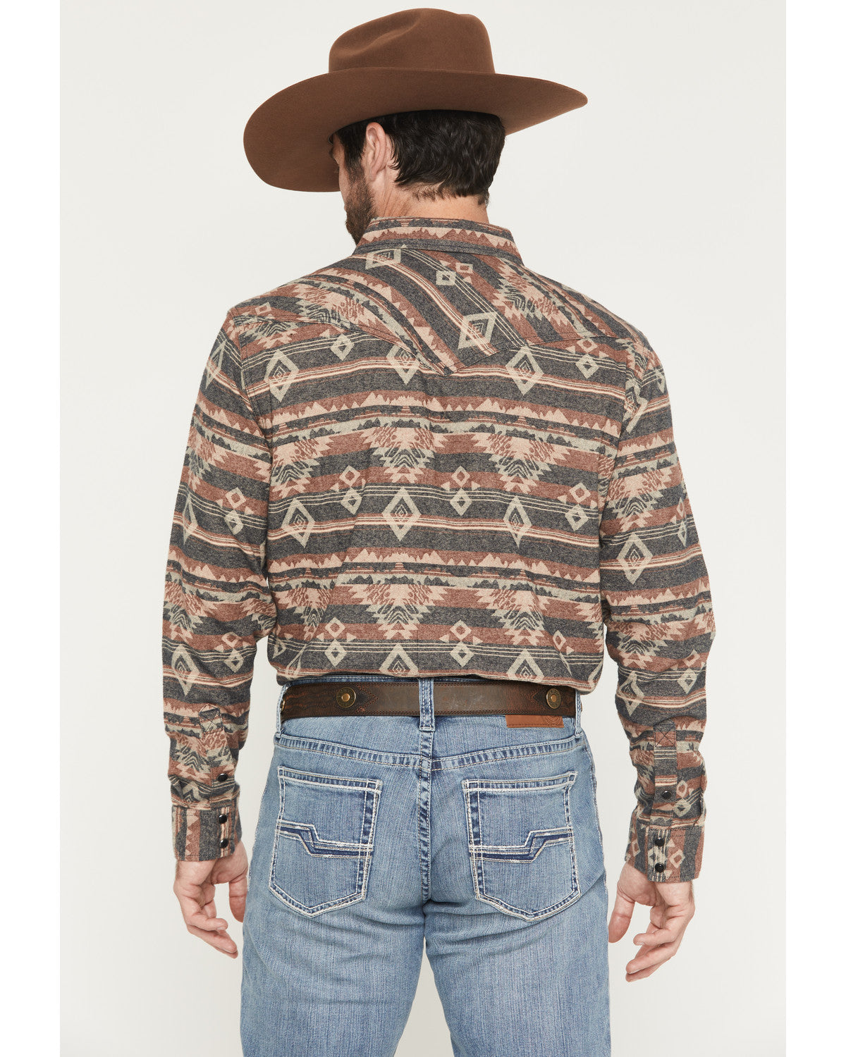 Men's Ironwood Southwestern Long Sleeve Snap Flannel Shirt | Cody James Clothing|Sale