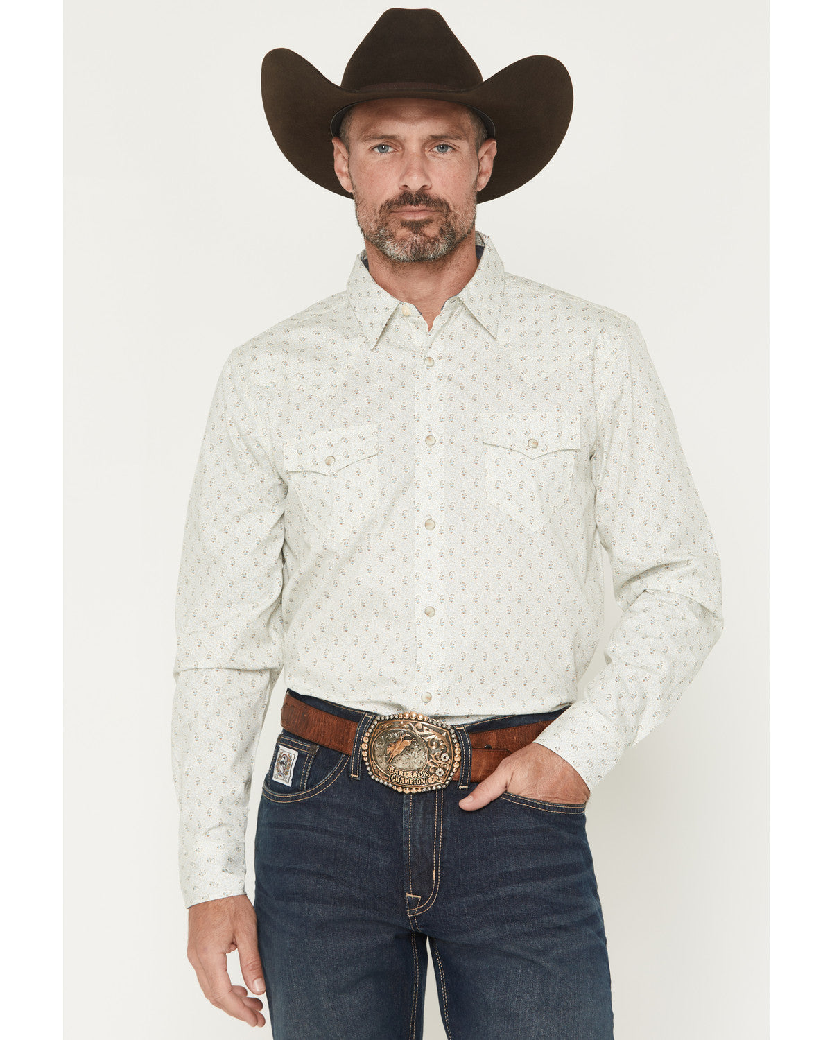 Men's Rocky Range Paisley Print Long Sleeve Snap Western Sh | Cody James Clothing