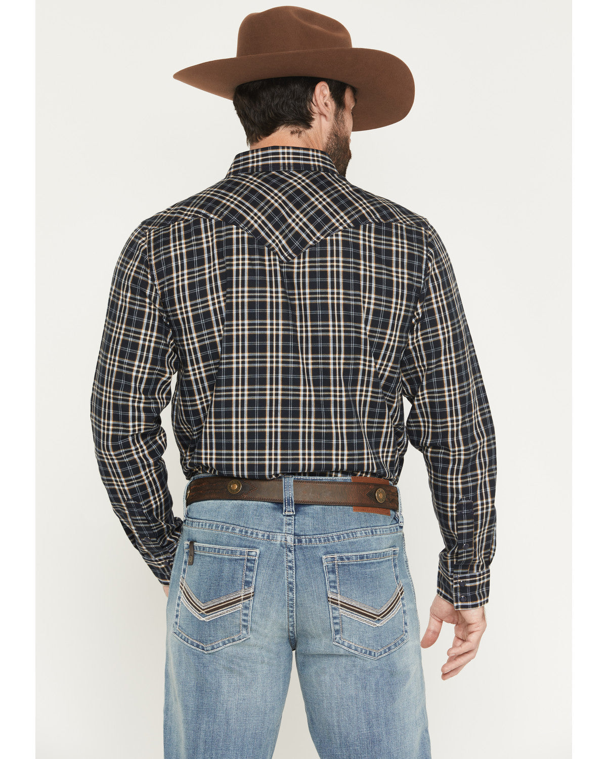 Men's Warriors Way Plaid Print Long Sleeve Snap Western Shi | Cody James Clothing