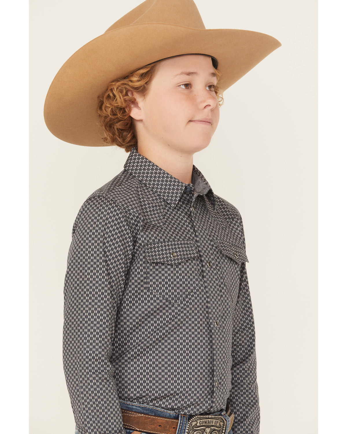 Boys' San Juan Geo Print Long Sleeve Snap Western Shirt | Cody James Clothing|Boys|Sale