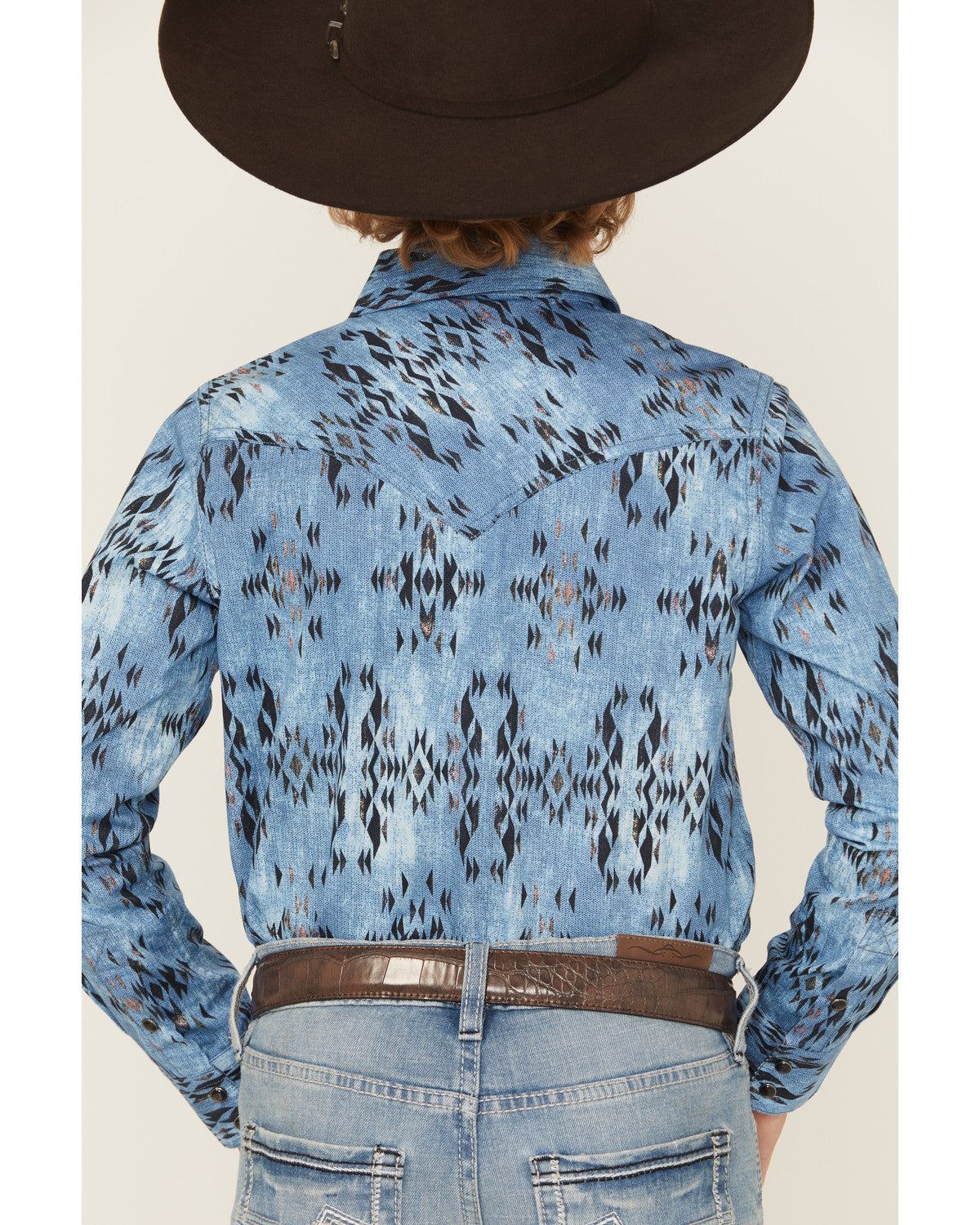 Boys' Maverick Southwestern Print Long Sleeve Snap Western | Cody James Clothing|Boys|Sale