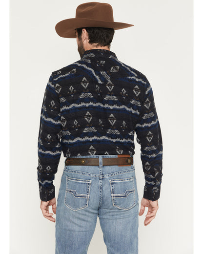 Men's Ironwood Southwestern Striped Long Sleeve Snap Flanne | Cody James Clothing|Sale