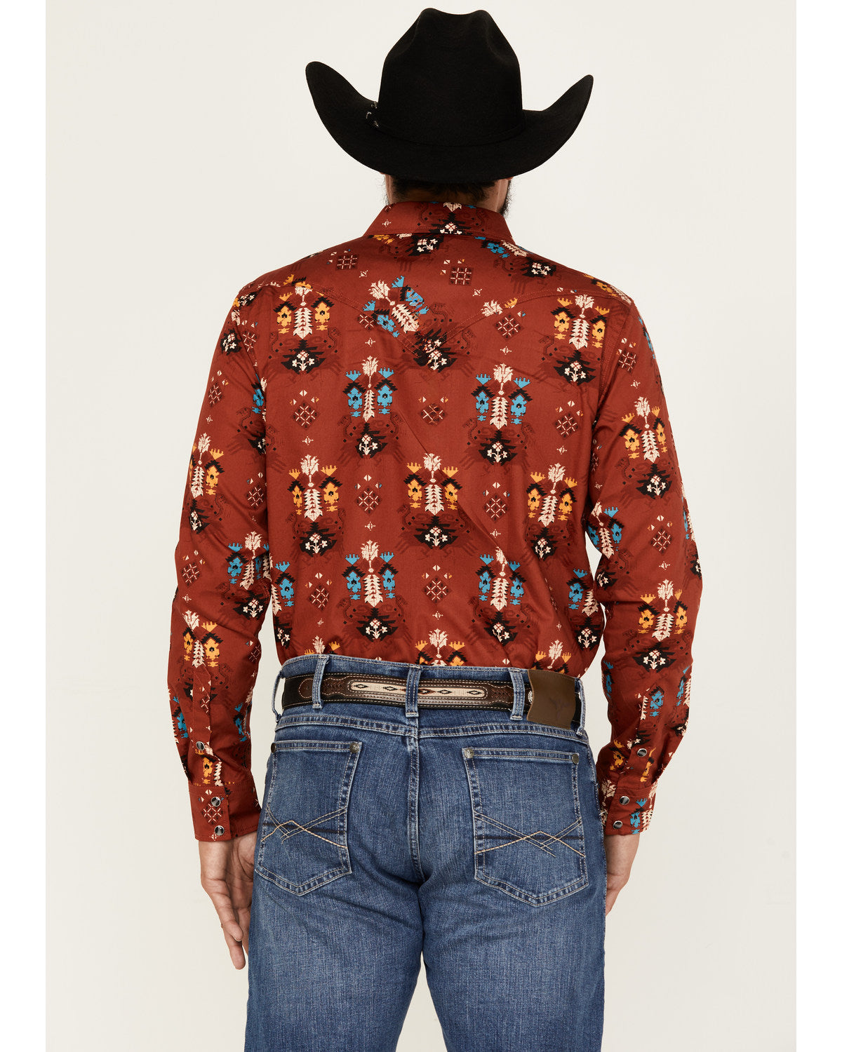 Men's Firewater Southwestern Print Long Sleeve Snap Western | Cody James Clothing|Sale