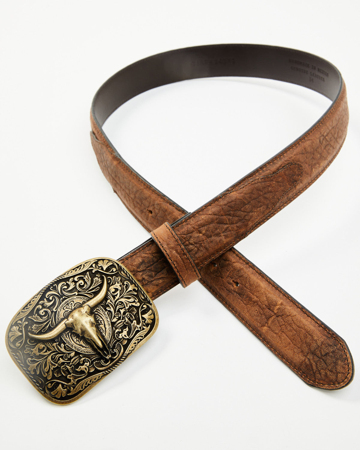 Men's Long Horn Buckle Belt | Cody James Accessories