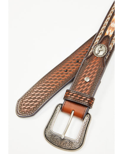 Men's Atwood Southwestern Inlay Belt | Cody James Accessories