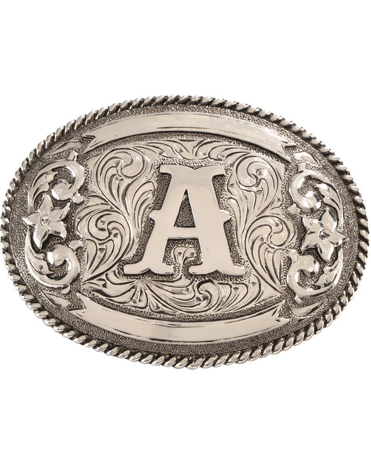 Oval Letter A Initial Belt Buckle | Cody James Accessories