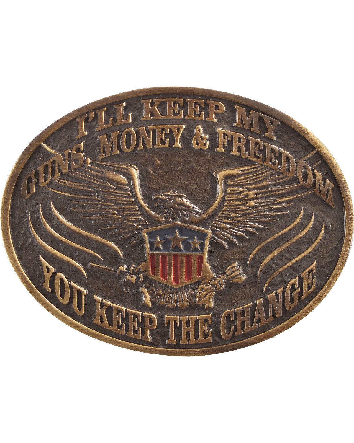 Men's I'll Keep My Guns Belt Buckle | Cody James Accessories