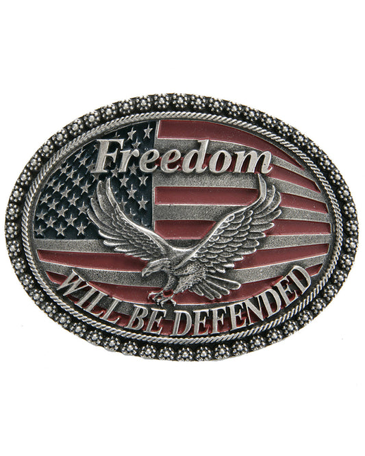 Men's Freedom Will Be Defended Belt Buckle | Cody James Accessories