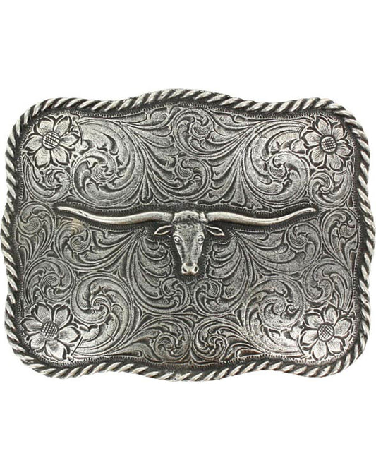 Texas Longhorn Belt Buckle | Cody James Accessories