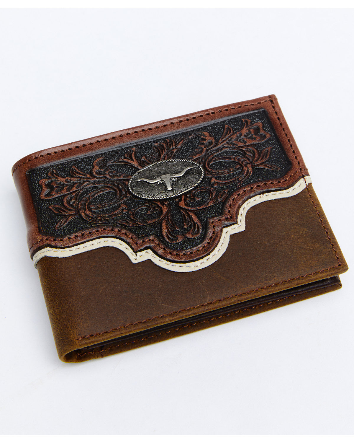 Men's Tooled Bifold Wallet | Cody James Accessories