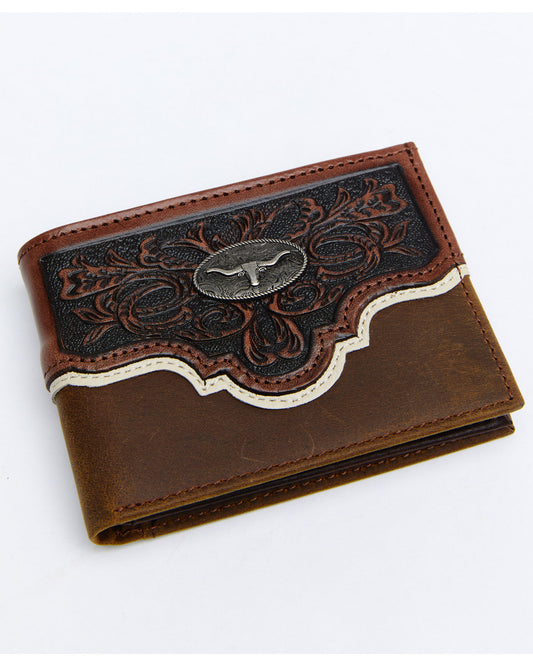 Men's Tooled Bifold Wallet | Cody James Accessories