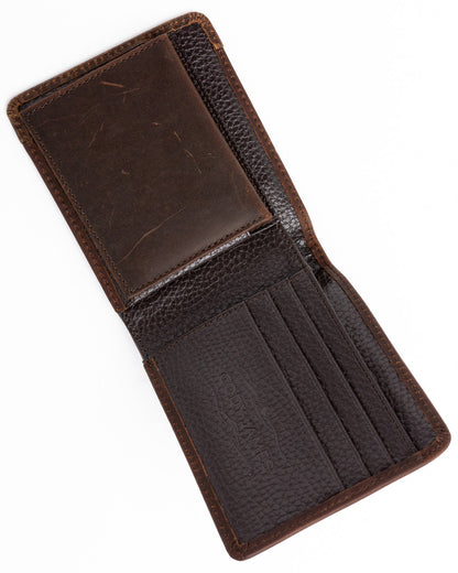 Men's Stitched Bi-Fold Leather Wallet | Cody James Accessories