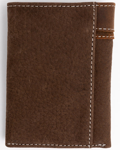 Men's Boot Stitch Longhorn Tri-Fold Leather Wallet | Cody James Accessories